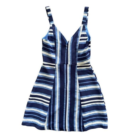 BCBGeneration Striped Dress Blue White Size 0 - Picture 5 of 7